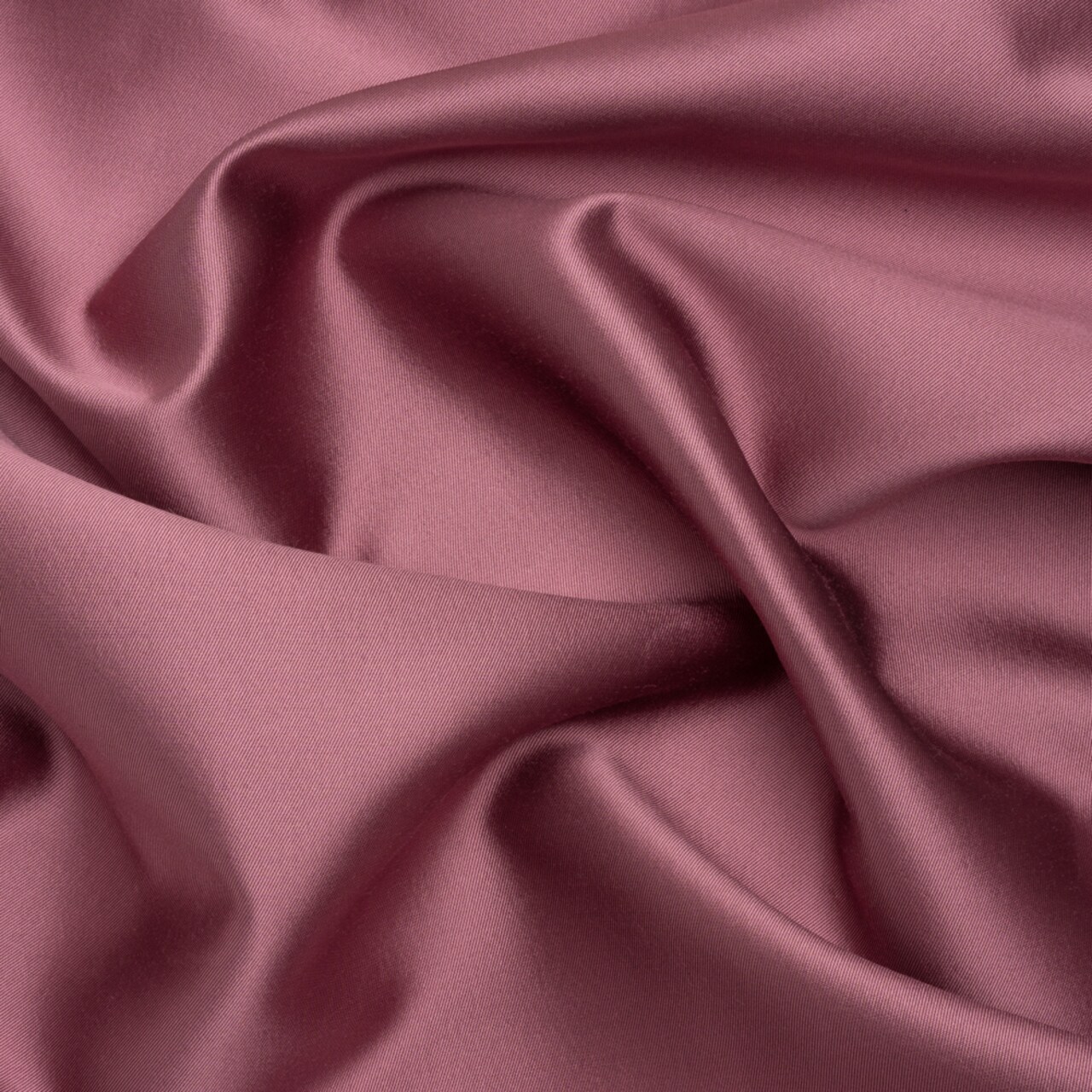 1 Yard Silk Wool Twill Wild Rose Solid Fabric Premium Collection 59 inch Width